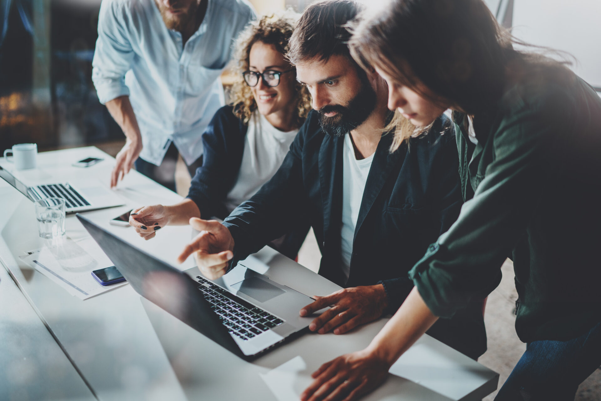 Sales team's integrating new tech